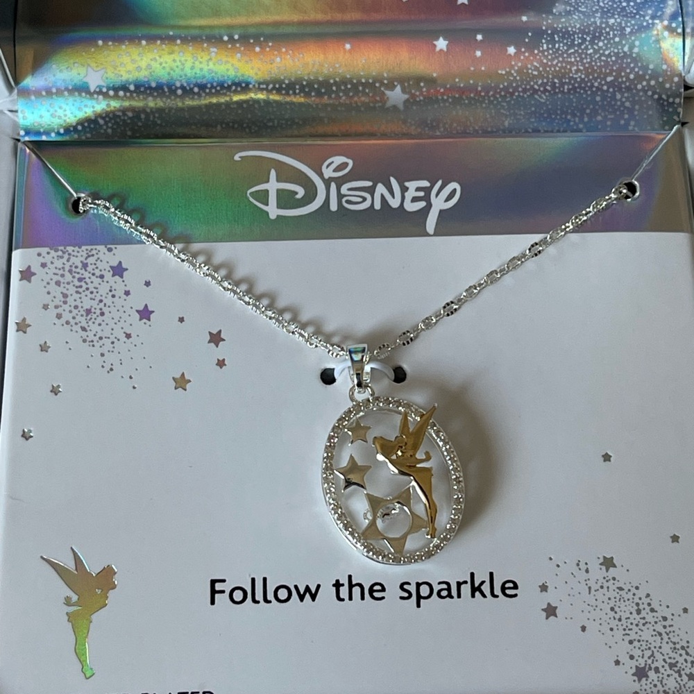 Disney Classics Jewelry | Tinker Bell and Stars | Pendant Necklace - Picture 3 of 11